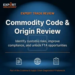 Commodity Code & Origin Review